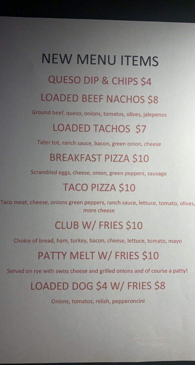 Bottoms Up Pub - Yuma, AZ menu_pic