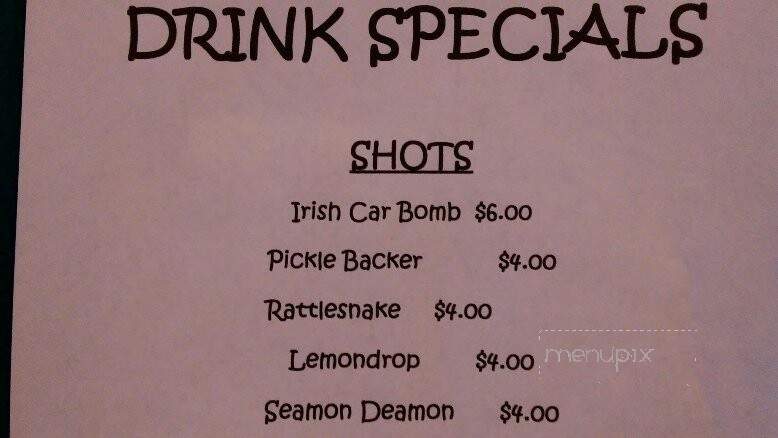 Ernies Bs - Highland, KS menu_pic