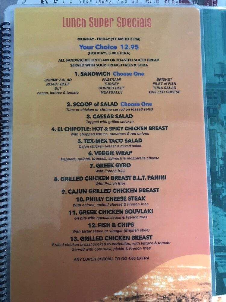 Executive Diner Restaurant - Hawthorne, NY menu_pic