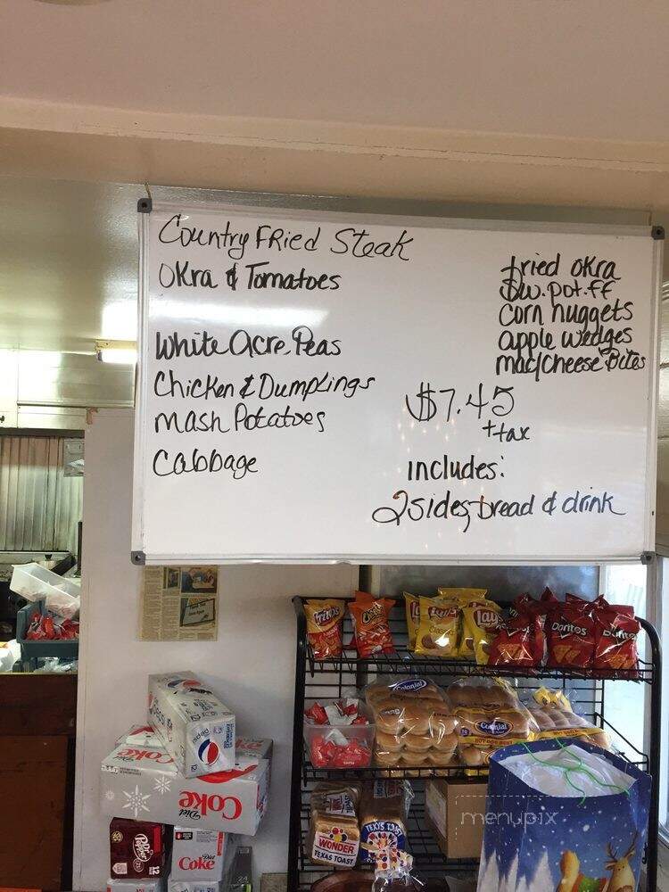Blue Top Grill - Graniteville, SC menu_pic