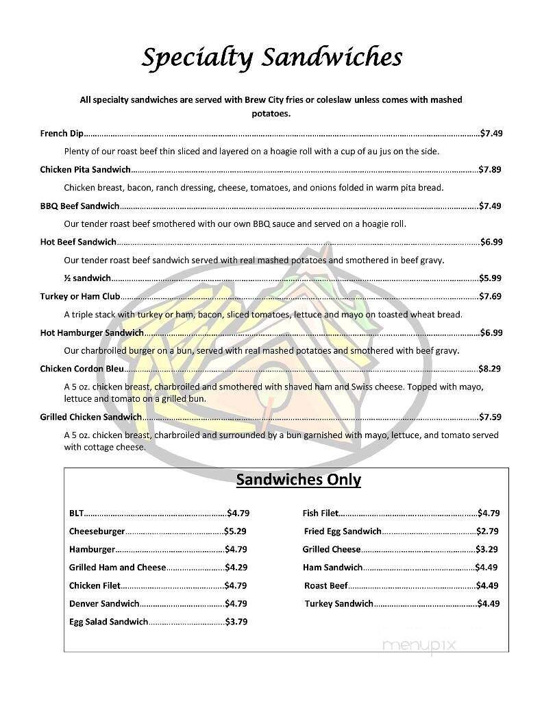Kountry Kookin' Cafe - Viborg, SD menu_pic