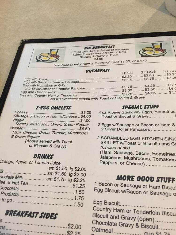Family Ties Restaurant - Crossville, TN menu_pic