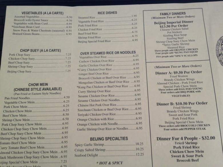 Beijing Garden - Kerman, CA menu_pic