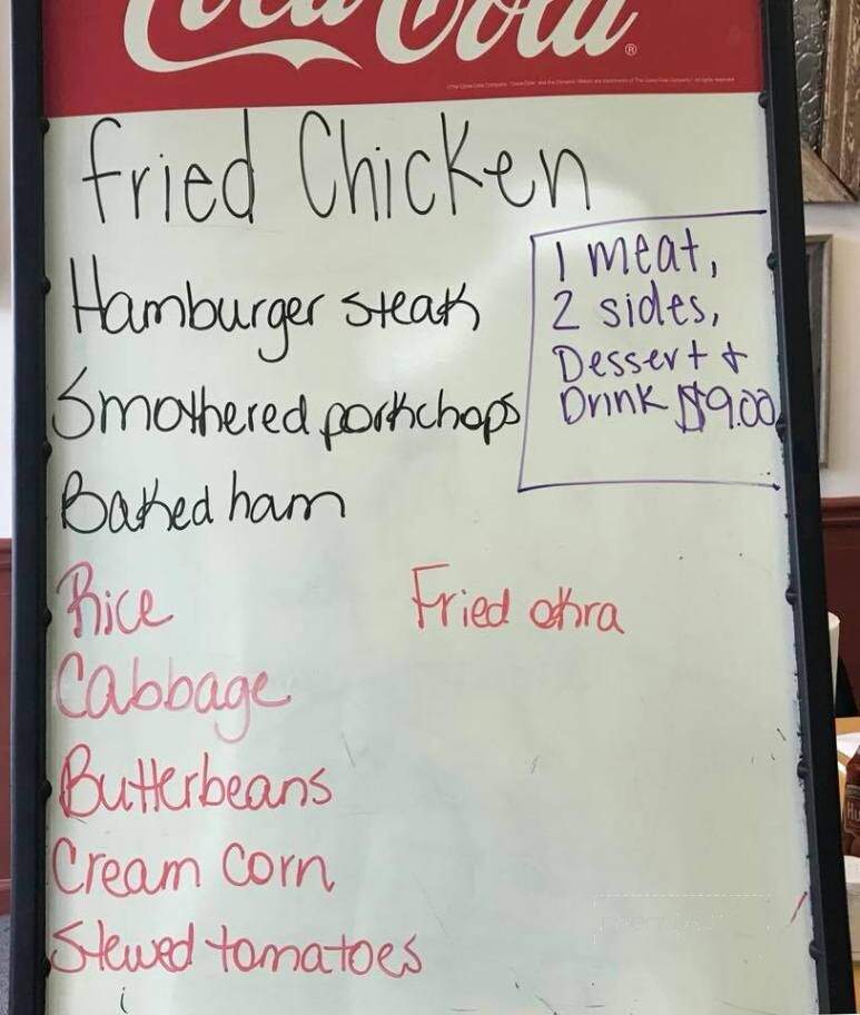 Wayne's Restaurant & Grill - Dawson, GA menu_pic