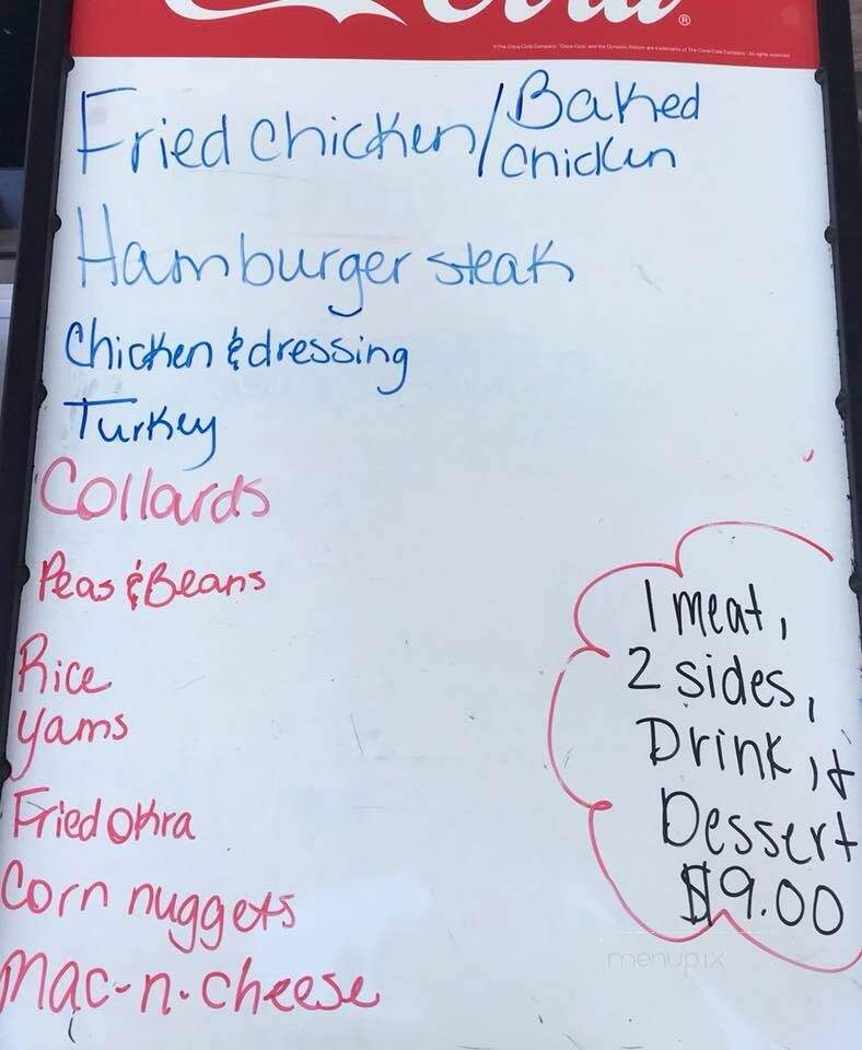 Wayne's Restaurant & Grill - Dawson, GA menu_pic