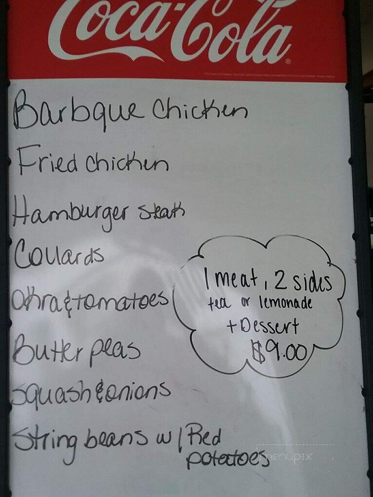 Wayne's Restaurant & Grill - Dawson, GA menu_pic