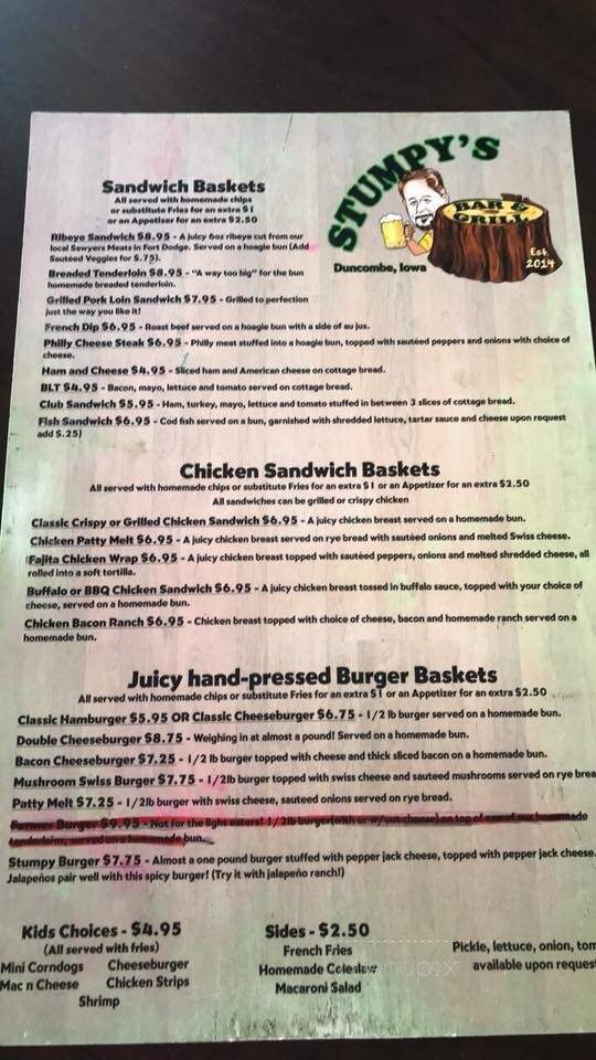 Stumpy's Bar & Grill - Duncombe, IA