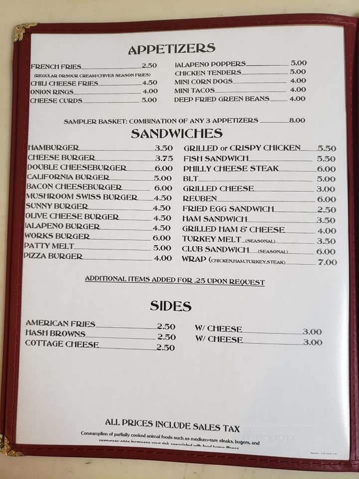 Mike's Bar and Grill - Galesville, WI menu_pic