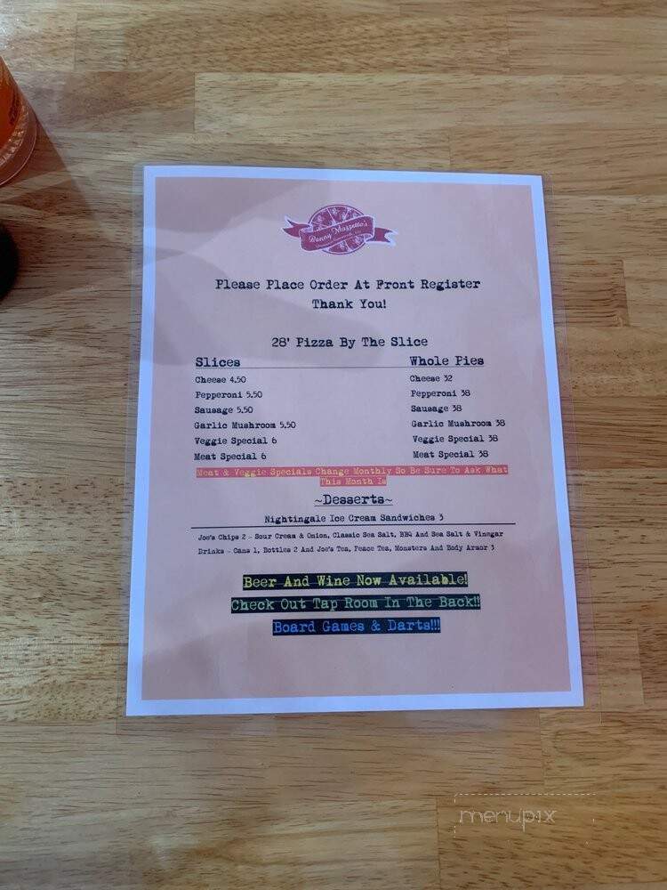 Benny Mazzetto's - Summerville, SC menu_pic