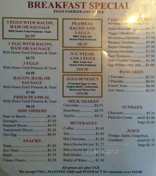 Three Coins Open Kitchen Restaurant - Richmond Hill, ON menu_pic