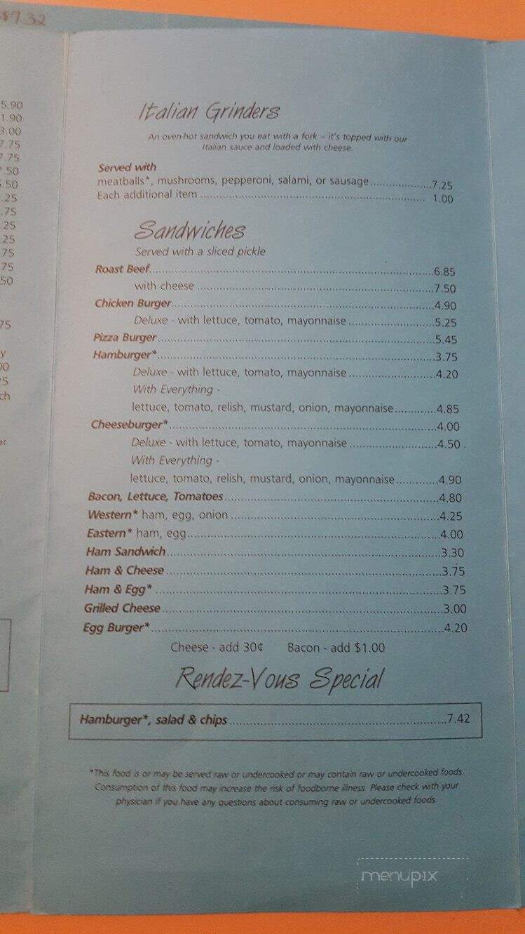 Rendezvous Restaurant - Limestone, ME