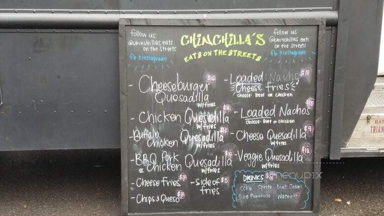 Chinchilla's Eats On The streets - Jacksonville, FL menu_pic