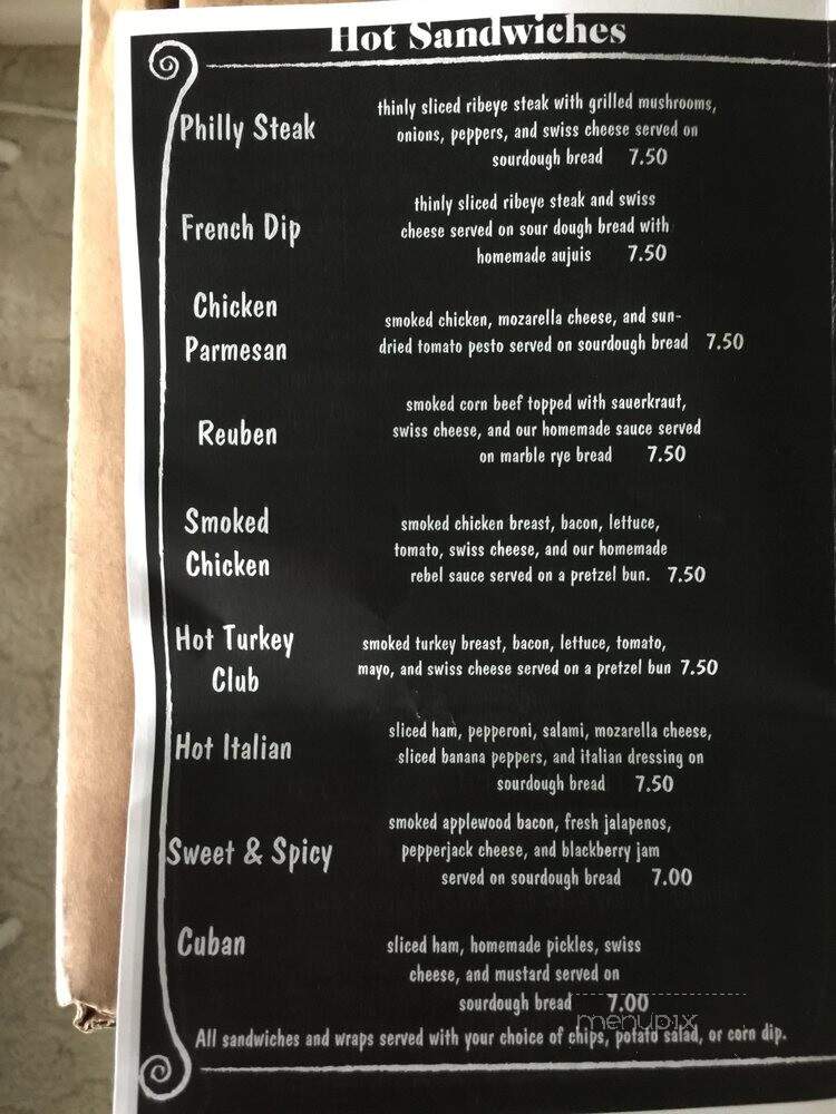 Pill Box Cafe - Highland, AR menu_pic