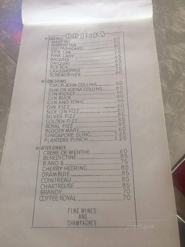 Working Man's Friend - Indianapolis, IN menu_pic
