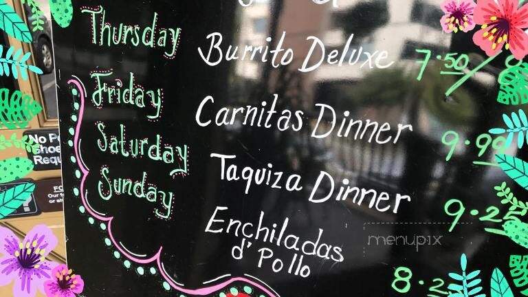 El Jimador Mexican Restaurant - Dahlonega, GA menu_pic