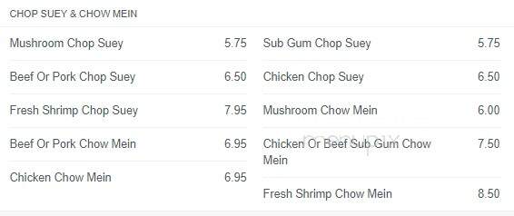 Kimono's - Welland, ON menu_pic