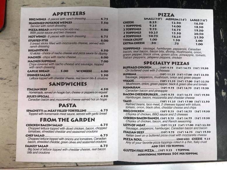 Mario's Pizza - Pontiac, IL menu_pic