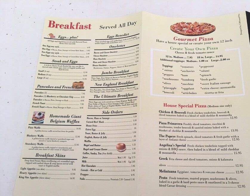 Fisherman's Restaurant - Dedham, MA menu_pic