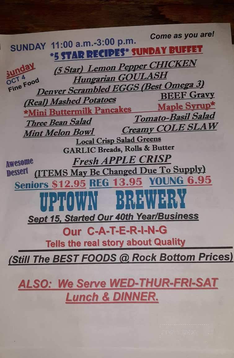Uptown Brewery - Stanton, NE