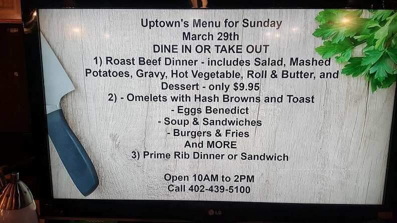 Uptown Brewery - Stanton, NE menu_pic