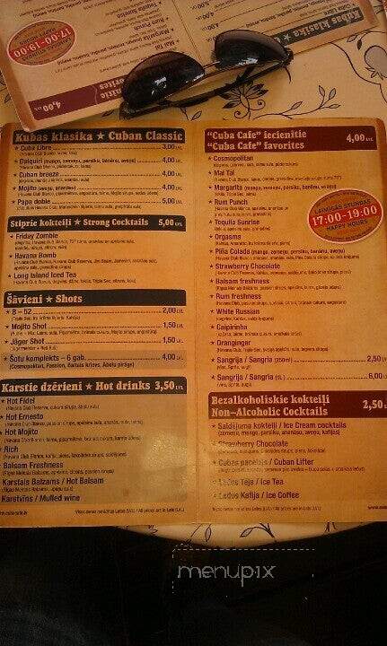 Cuban Cafe Inc - Cuba, NM menu_pic