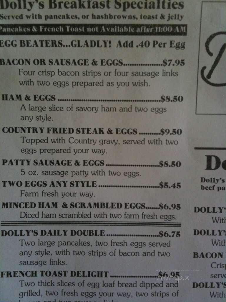 Dolly Varden's Cafe - Medford, OR menu_pic