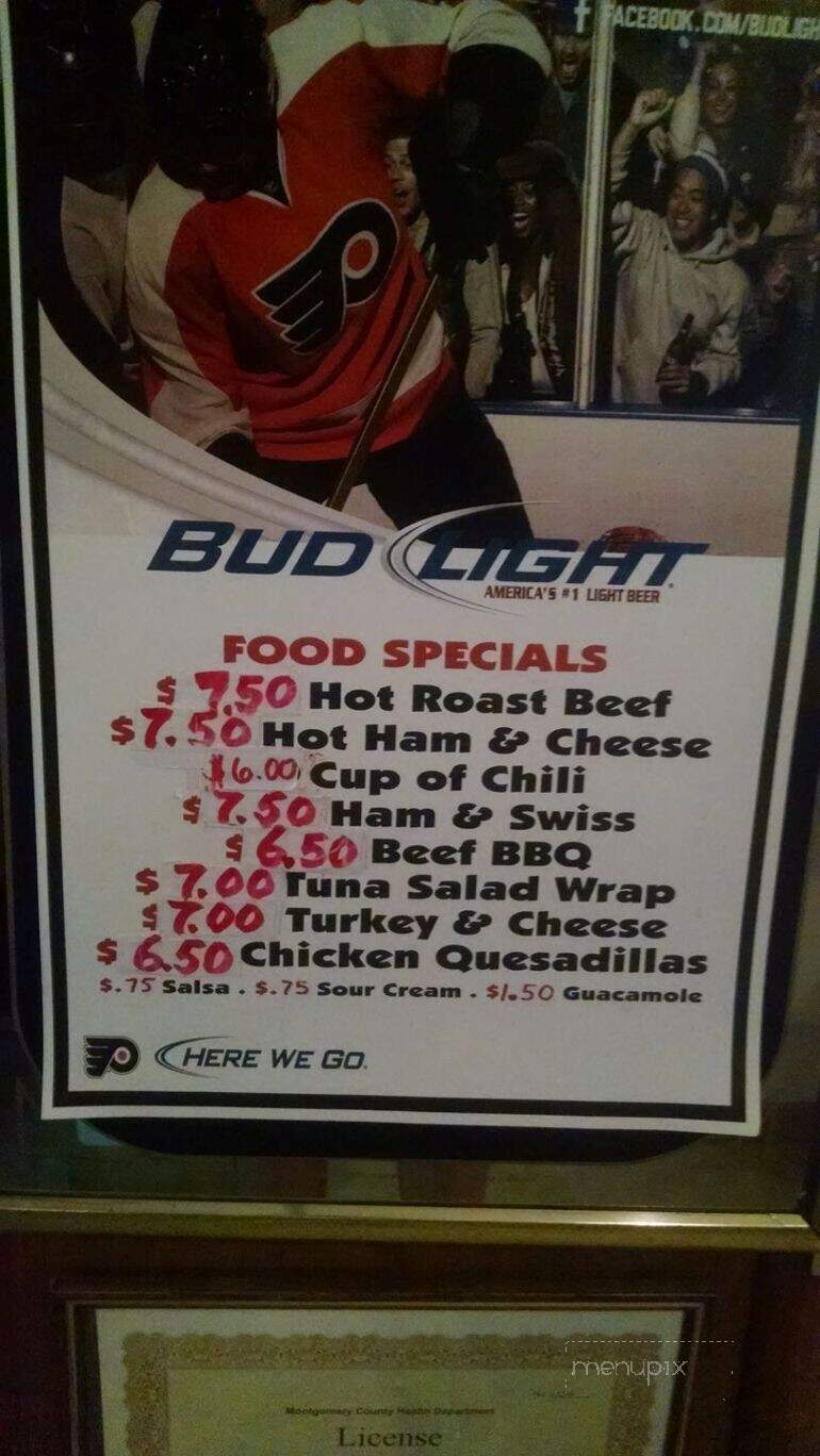 Spring MT Hotel - Schwenksville, PA menu_pic