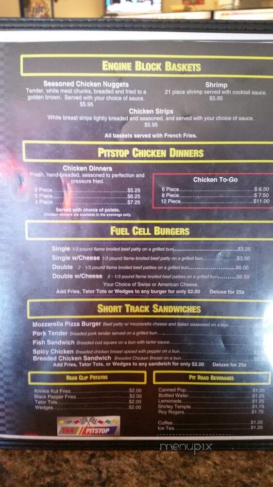 T & K Pitstop Bar & Grill - Columbus, NE menu_pic