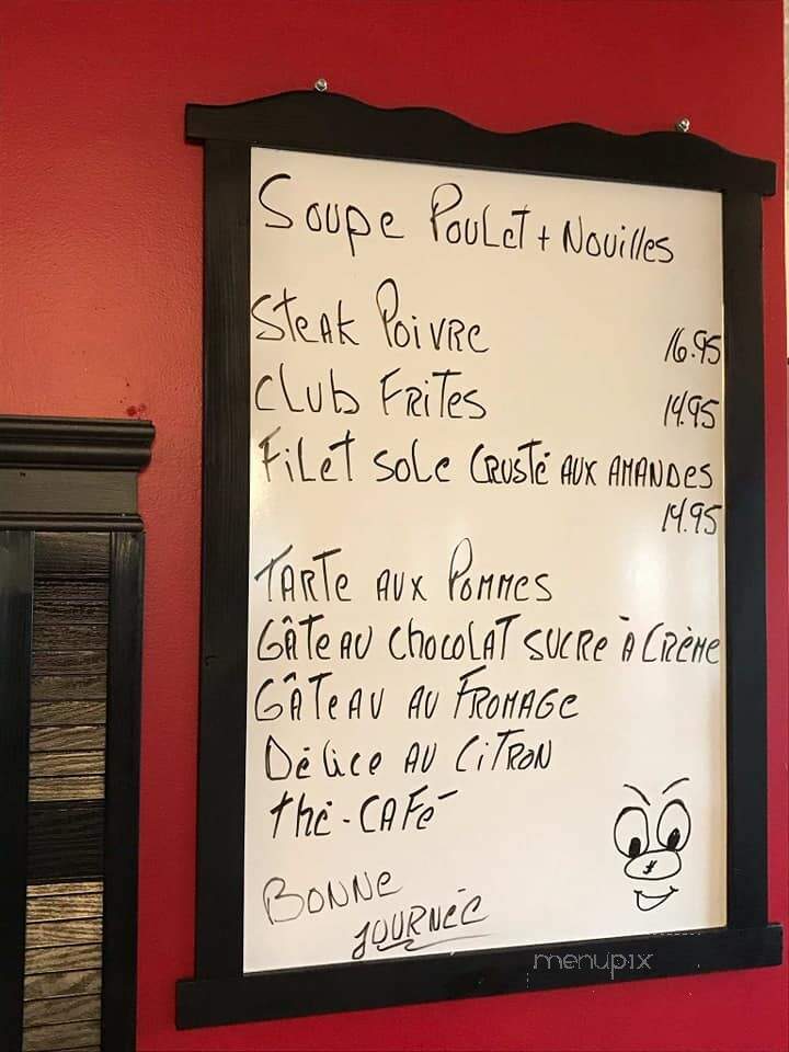 Rendez-Vous Des Quinze - Notre-Dame-Du-Nord, QC menu_pic