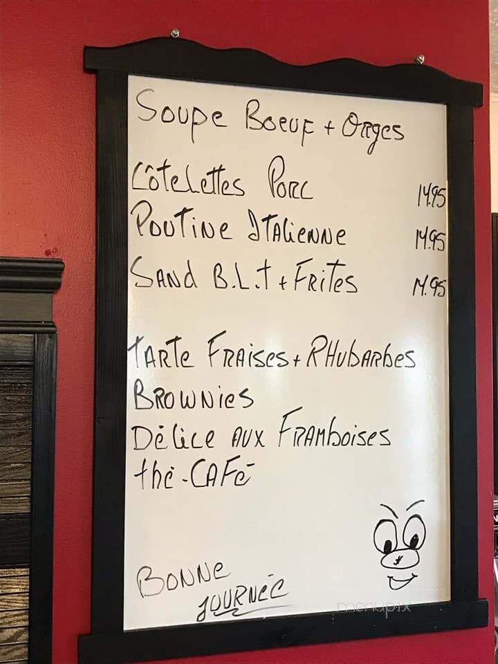 Rendez-Vous Des Quinze - Notre-Dame-Du-Nord, QC menu_pic