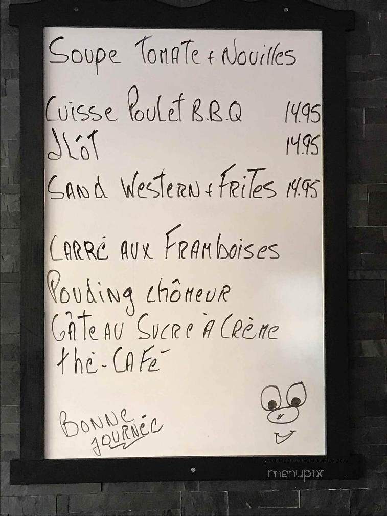 Rendez-Vous Des Quinze - Notre-Dame-Du-Nord, QC menu_pic