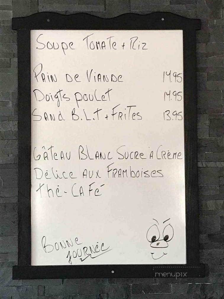 Rendez-Vous Des Quinze - Notre-Dame-Du-Nord, QC menu_pic