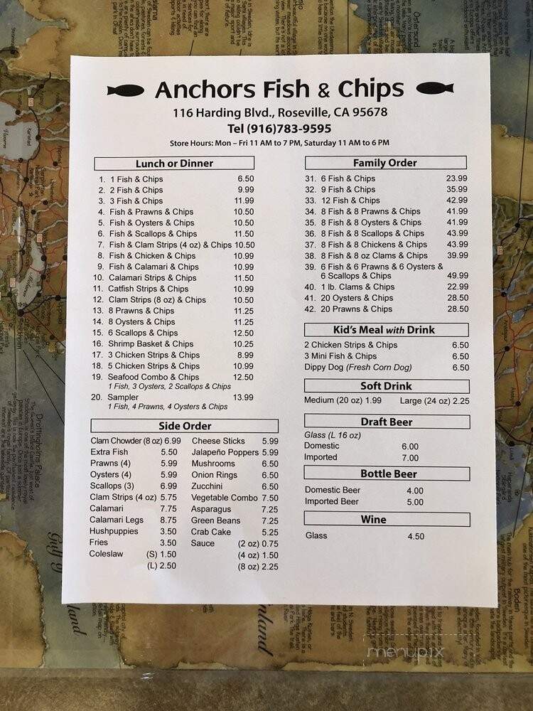 Anchors Fish & Chips - Roseville, CA menu_pic