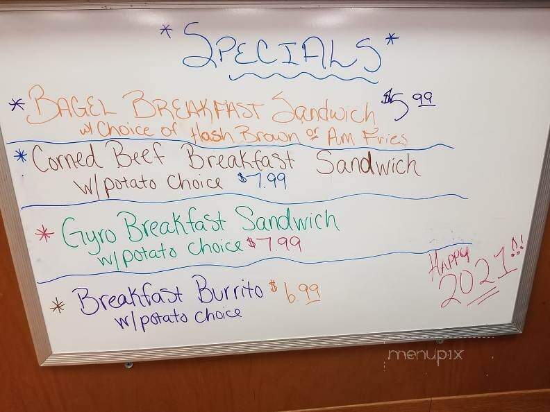Tasty Cafe - Sherman, IL menu_pic