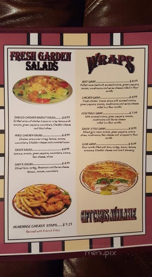 Tasty Cafe - Sherman, IL menu_pic