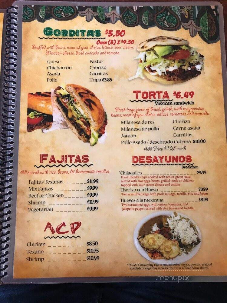 Taco Rico Taqueria - Winston-Salem, NC menu_pic