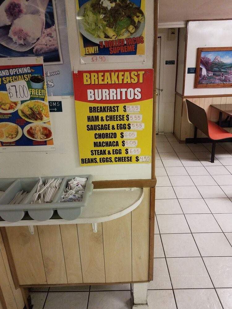 Adolfo's Taco Shop - Willcox, AZ menu_pic