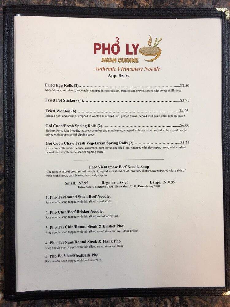 Pho Ly - Evergreen, MT menu_pic
