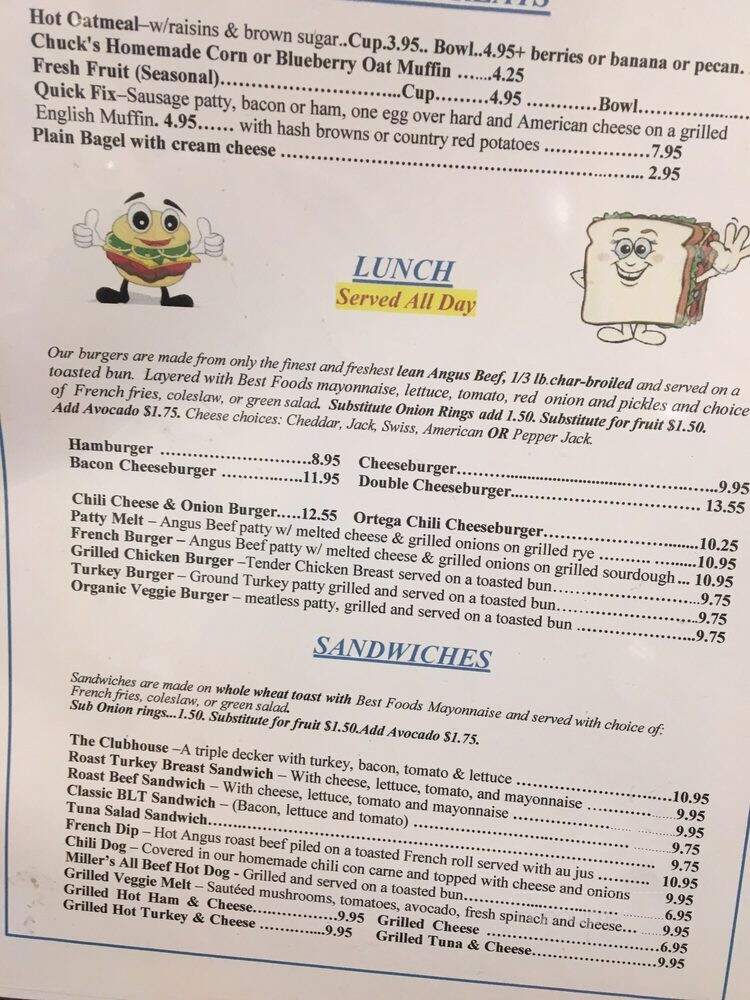 Marvin's Restaurant - Novato, CA menu_pic