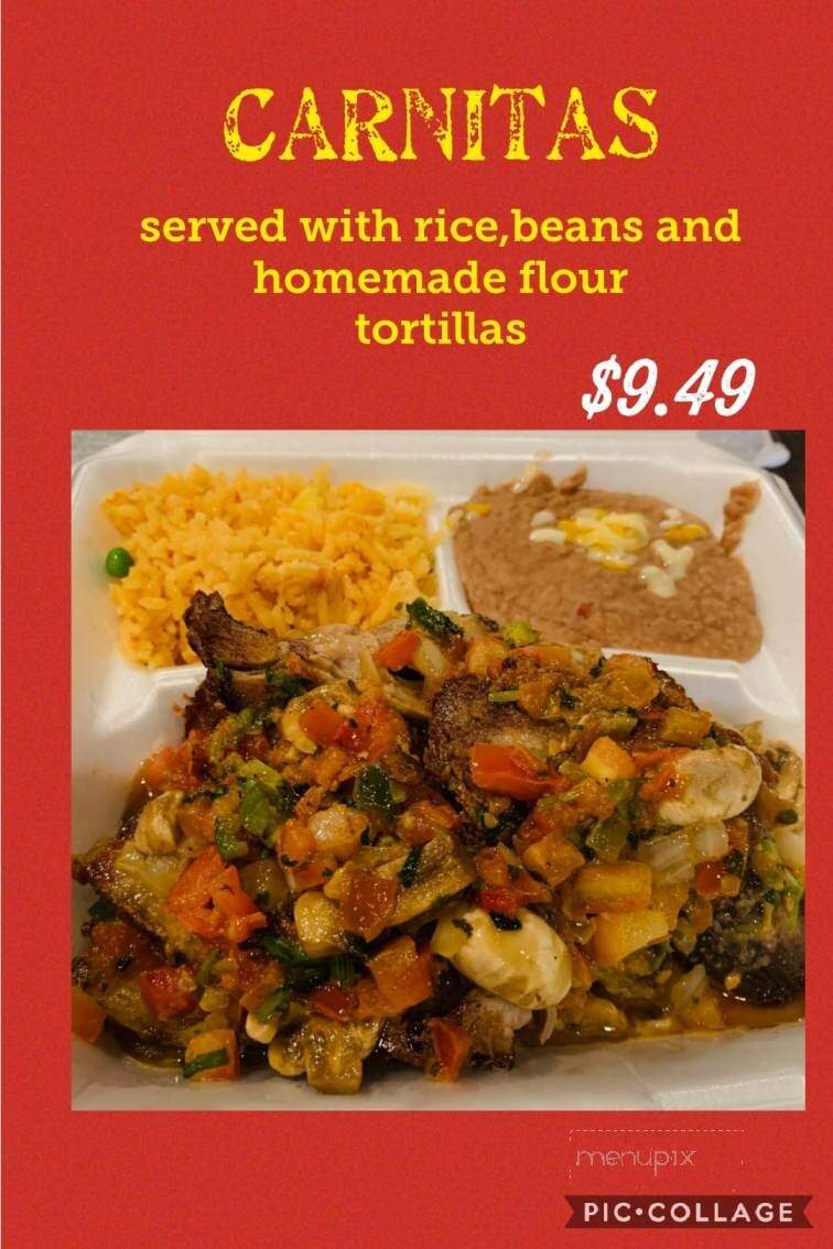 Faby's Restaurant 2 - Conway, AR menu_pic