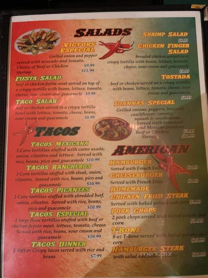 Munoz Mexican Restaurant - Anadarko, OK menu_pic