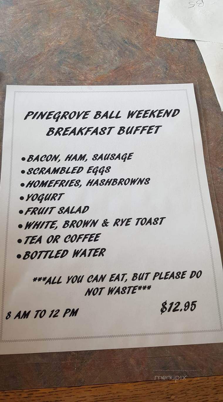 Pine Grove Plaza - Cartier, ON menu_pic