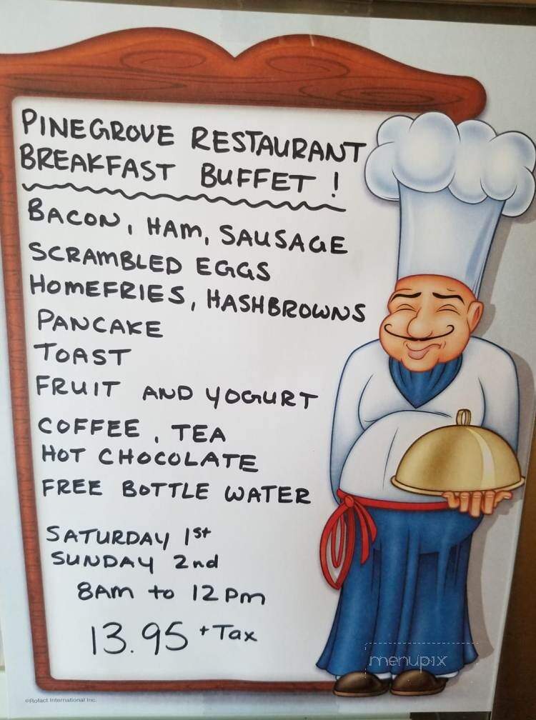 Pine Grove Plaza - Cartier, ON menu_pic