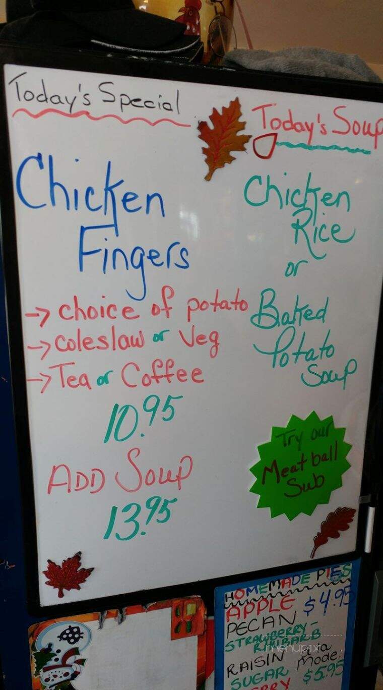 Pine Grove Plaza - Cartier, ON menu_pic