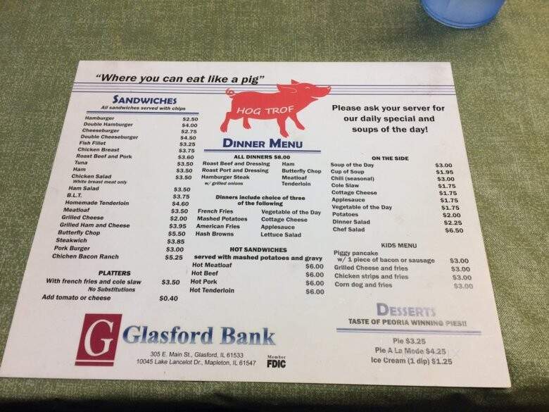 Hog Trof - Hanna City, IL menu_pic