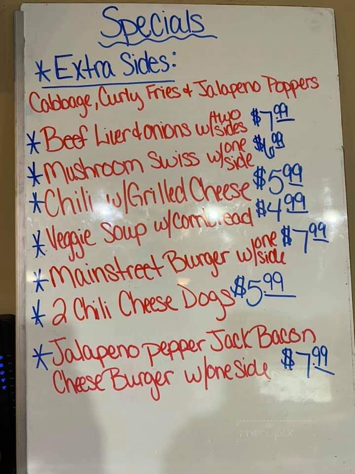 Beaver Dam Cafe - Beaver Dam, KY menu_pic