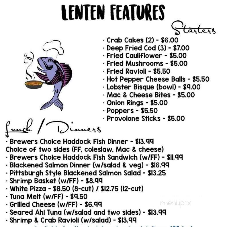 Rivertown Pub - Leechburg, PA menu_pic