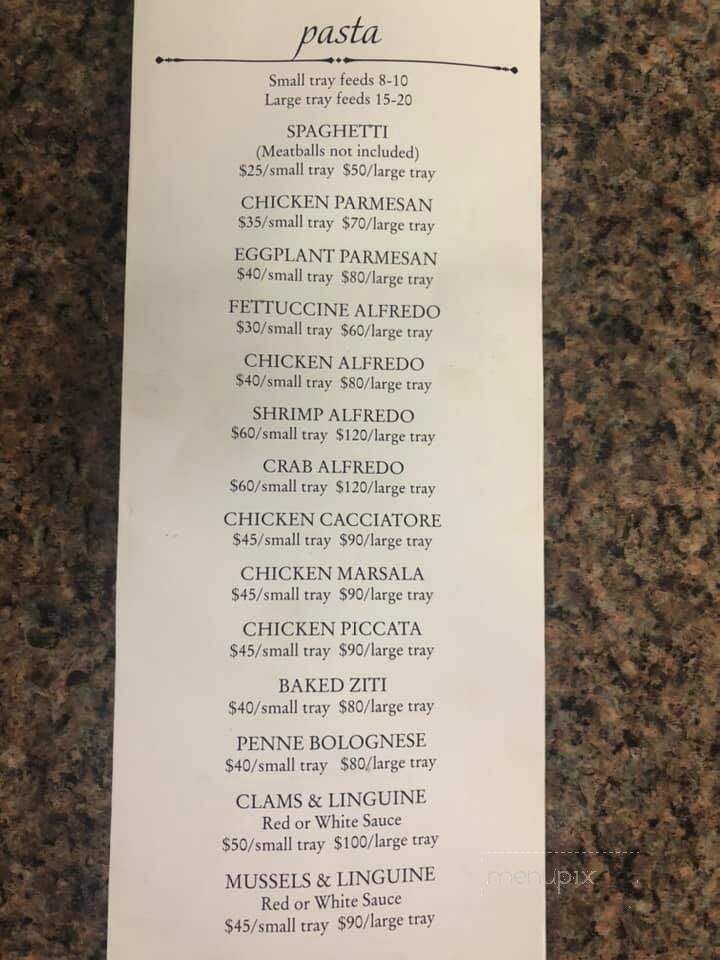 Schiano's Italian Restaurant - Berrysburg, PA menu_pic
