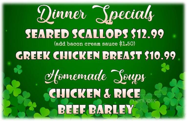 Shrine Club - Erie, PA menu_pic