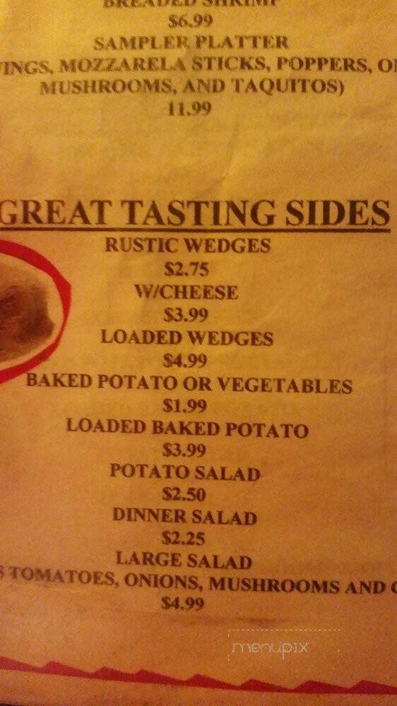 Trevor's Rustic Inn - San Bernardino, CA menu_pic